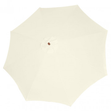 Umbrelă de soare, 300 x 258 cm, alb nisipiu - Img 3