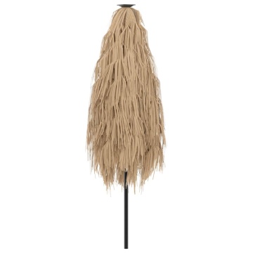 Umbrelă soare de grădină cu stâlp din oțel, maro 223x223x213 cm - Img 5