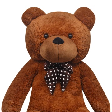 Ursuleț de pluș moale de jucărie XXL, maro, 85 cm - Img 3