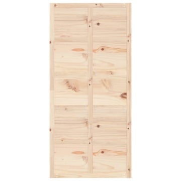 Ușă de hambar, 100x1,8x214 cm, lemn masiv de pin - Img 7