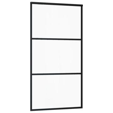 Ușă glisantă cu set feronerie, 102x205 cm, sticlă ESG/aluminiu - Img 3