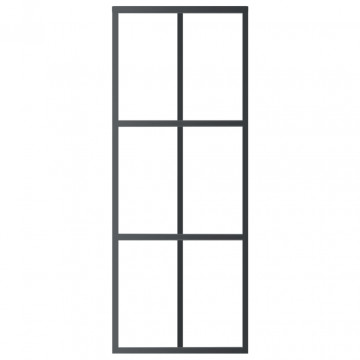 Ușă glisantă cu set feronerie, 76x205 cm, sticlă ESG/aluminiu - Img 4