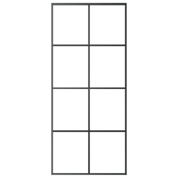 Ușă glisantă cu set feronerie, 90x205 cm, sticlă ESG/aluminiu - Img 8