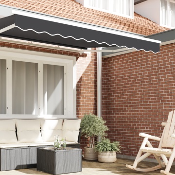 Valanța de Markiză pentru Cadru de 2.5 m Antracit 2.3x0.2 m - Img 3