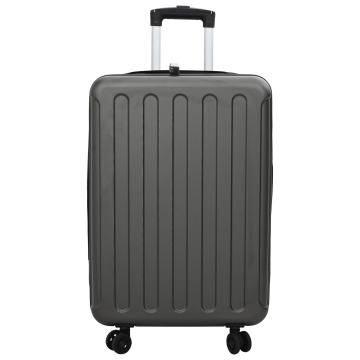 Valiza pliabilă cu carcasă dură 24'' gri închis 43x27x66 cm ABS - Img 3