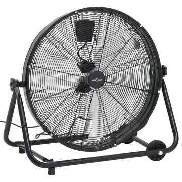 Ventilator industrial cu tambur, negru, 60 cm, 180 W - Img 1