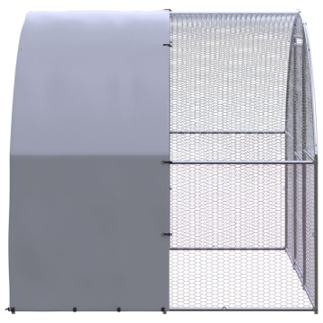 Volieră de păsări pentru exterior, 3x2x2 m, oțel galvanizat - Img 3