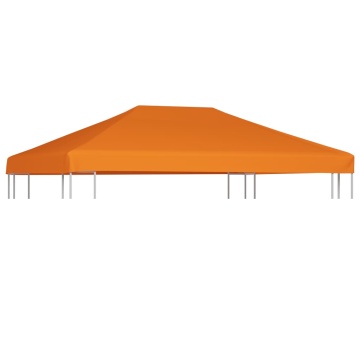 Acoperiș de pavilion, 310 g/m², portocaliu, 4 x 3 m - Img 1