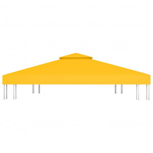 Acoperiș de pavilion cu 2 niveluri, galben, 4 x 3 m, 310 g/m² - Img 5