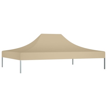 Acoperiș pentru cort de petrecere, bej, 4,5 x 3 m, 270 g/m² - Img 2