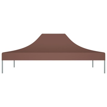 Acoperiș pentru cort de petrecere, maro, 4,5 x 3 m, 270 g/m² - Img 3