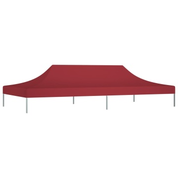 Acoperiș pentru cort de petrecere, vișiniu, 6 x 3 m, 270 g/m² - Img 2