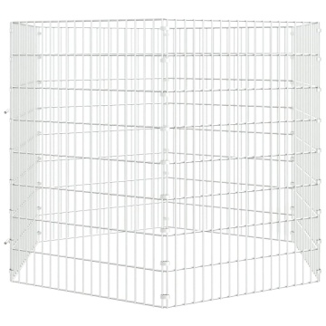 Adăpost pentru animale cu 6 panouri, 54x80 cm, fier galvanizat - Img 3