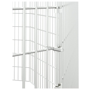 Adăpost pentru animale cu 8 panouri, 54x80 cm, fier galvanizat - Img 5