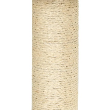 Ansamblu pisici, stâlpi din funie sisal, gri deschis, 155 cm - Img 7