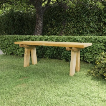 Bancă de grădină, 110 cm, lemn masiv de pin impregnat - Img 1