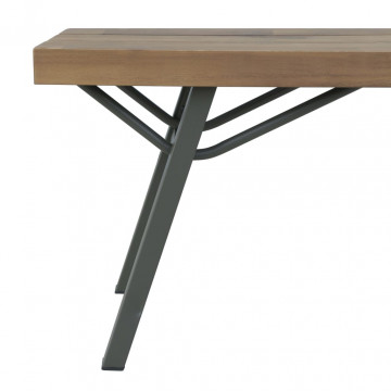 Bancă de grădină, 120 cm, lemn masiv de acacia - Img 3