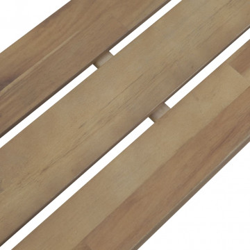 Bancă de grădină, 120 cm, lemn masiv de acacia - Img 6