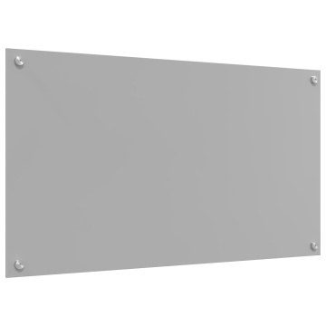 Banchetă pentru Bucătărie Gri Deschis 90x50x0.6 cm Sticlă Securizată - Img 4