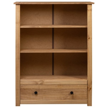 Bibliotecă, 80 x 35 x 110 cm, lemn masiv de pin, gama Panama - Img 3