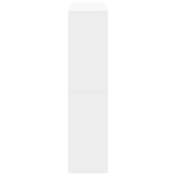 Bibliotecă, alb, 100x33x135 cm, lemn prelucrat - Img 8