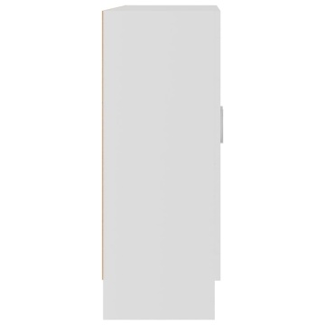 Bibliotecă, alb, 82,5x30,5x80 cm, lemn prelucrat - Img 5