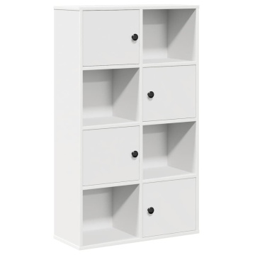 Bibliotecă albă 60x24x101,5 cm din lemn prelucrat - Img 2