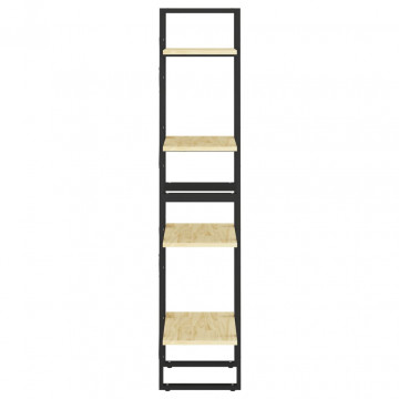 Bibliotecă cu 4 rafturi, 40x30x140 cm, lemn masiv de pin - Img 6