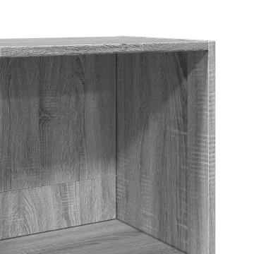 Bibliotecă, gri sonoma, 40x30x189 cm, lemn prelucrat - Img 6