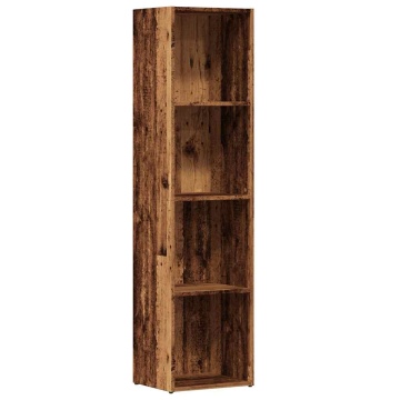 Bibliotecă, lemn vechi, 36 x 30 x 143 cm, lemn prelucrat - Img 2