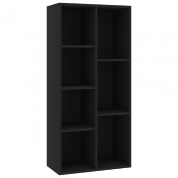 Bibliotecă, negru, 50 x 25 x 106 cm, PAL - Img 2