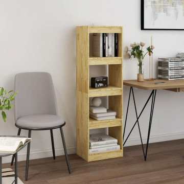 Bibliotecă/Separator cameră, 40x30x135,5 cm, lemn de pin - Img 1
