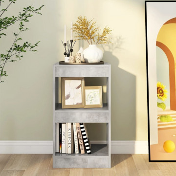 Bibliotecă/Separator cameră, gri beton, 40x30x72 cm - Img 8
