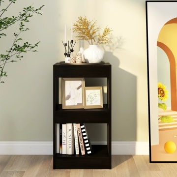 Bibliotecă/Separator cameră, negru, 40x30x72 cm - Img 8