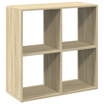 Bibliotecă/separator cameră stejar sonoma 69,5x29x69,5 cm lemn - Img 6