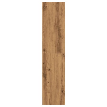 Bibliotecă, stejar artizanal, 60x24x109 cm, lemn prelucrat - Img 8