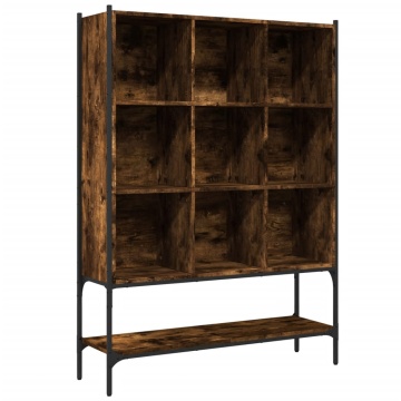 Bibliotecă, stejar fumuriu, 102x30x141,5 cm, lemn prelucrat - Img 2