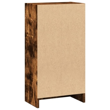Bibliotecă, stejar fumuriu, 40x24x76 cm, lemn prelucrat - Img 5