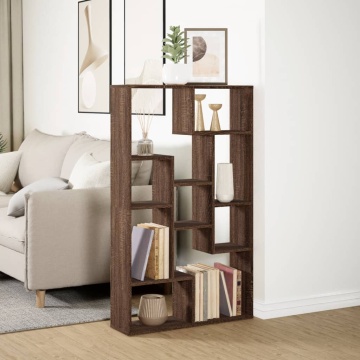 Bibliotecă, stejar maro, 72x20x120 cm, lemn prelucrat - Img 4