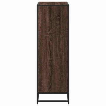 Bibliotecă, stejar maro, 80,5x35x107,5 cm, lemn prelucrat - Img 8