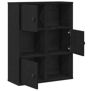 Bibliotecă Stejar negru 60x24x76,5 cm Lemn prelucrat - Img 4