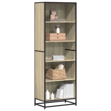 Bibliotecă, stejar sonoma, 60x35x170,5 cm, lemn prelucrat - Img 1