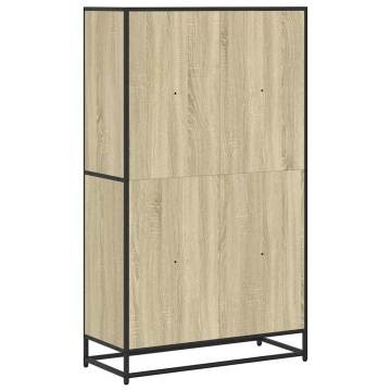 Bibliotecă, stejar sonoma, 80,5x35x139 cm, lemn prelucrat - Img 5