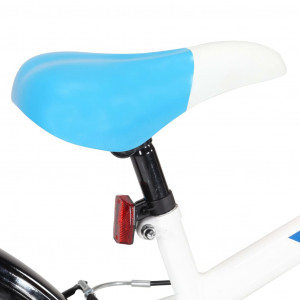 Bicicletă pentru copii, albastru și alb, 24 inci - Img 7