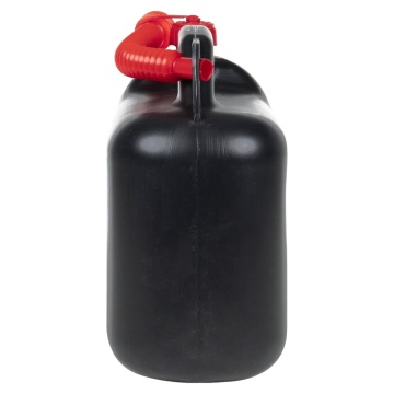 Bidon de combustibil, pipă flexibilă, 3 buc. negru 10 L plastic - Img 8