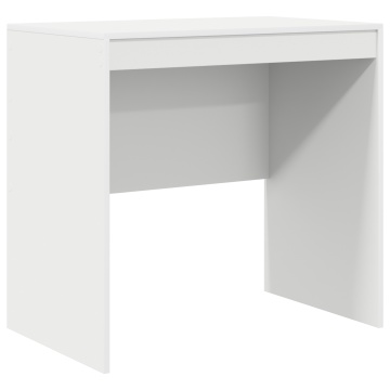 Birou Alb 80x50x76 cm din lemn compus - Img 2