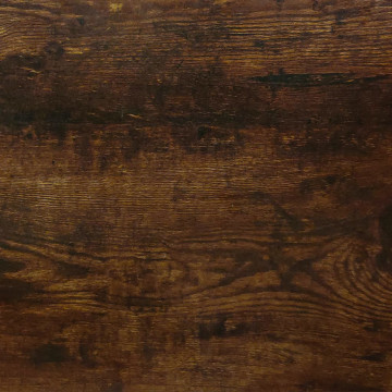 Birou cu sertar și dulap, stejar fumuriu, 100x40x73 cm, lemn - Img 7