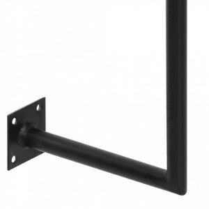 Birou de perete, 90 x 40 x 170 cm, lemn masiv de acacia - Img 6