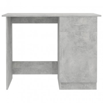 Birou, gri beton, 100 x 50 x 76 cm, PAL - Img 6