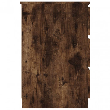 Birou, stejar fumuriu, 140x50x77 cm, lemn prelucrat - Img 4